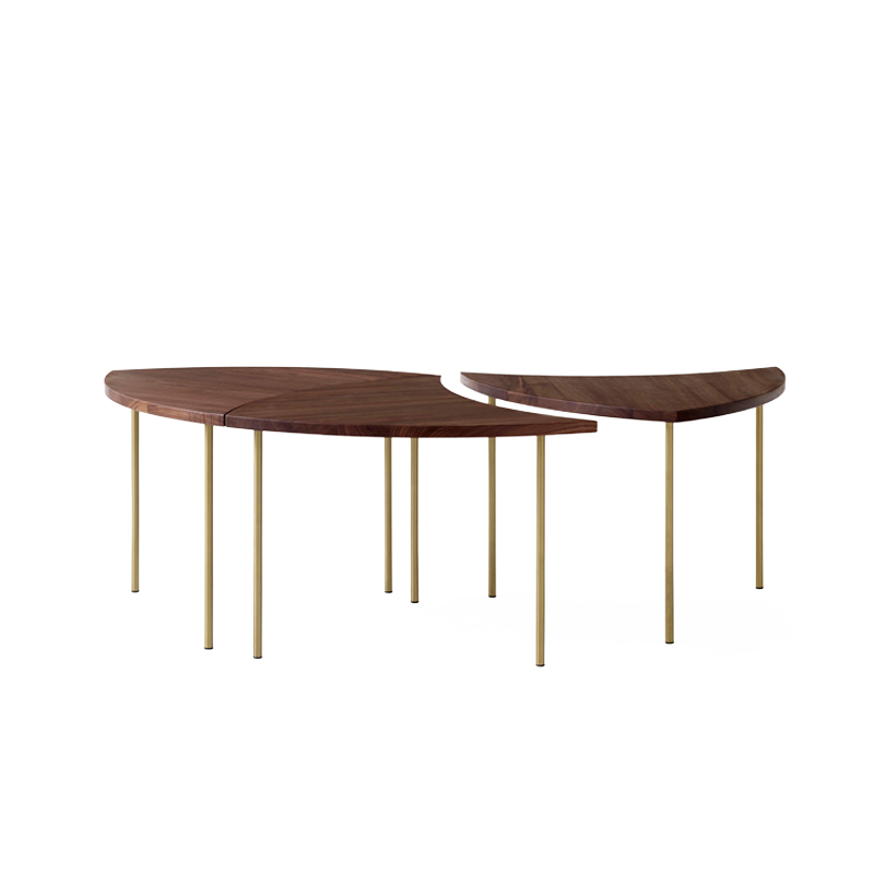 Table basse PINWHEEL HM7 Noyer AND TRADITION
