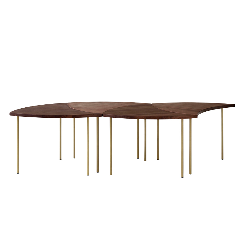 Table basse PINWHEEL HM7 Noyer AND TRADITION