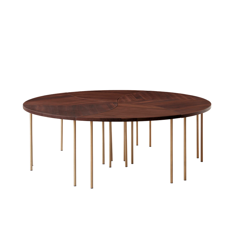 Table basse PINWHEEL HM7 Noyer AND TRADITION