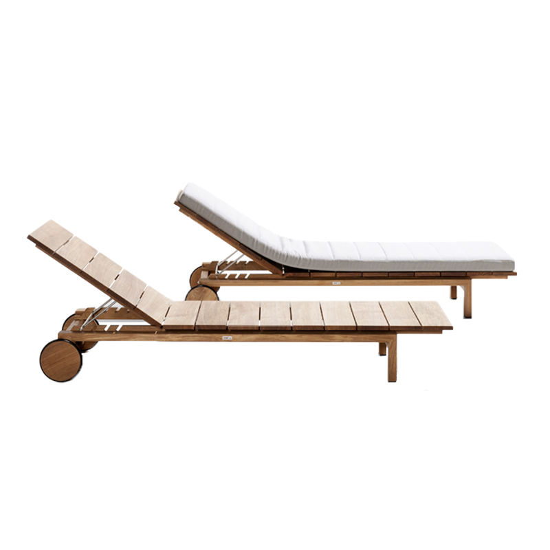 Sun lounger KOS Teak