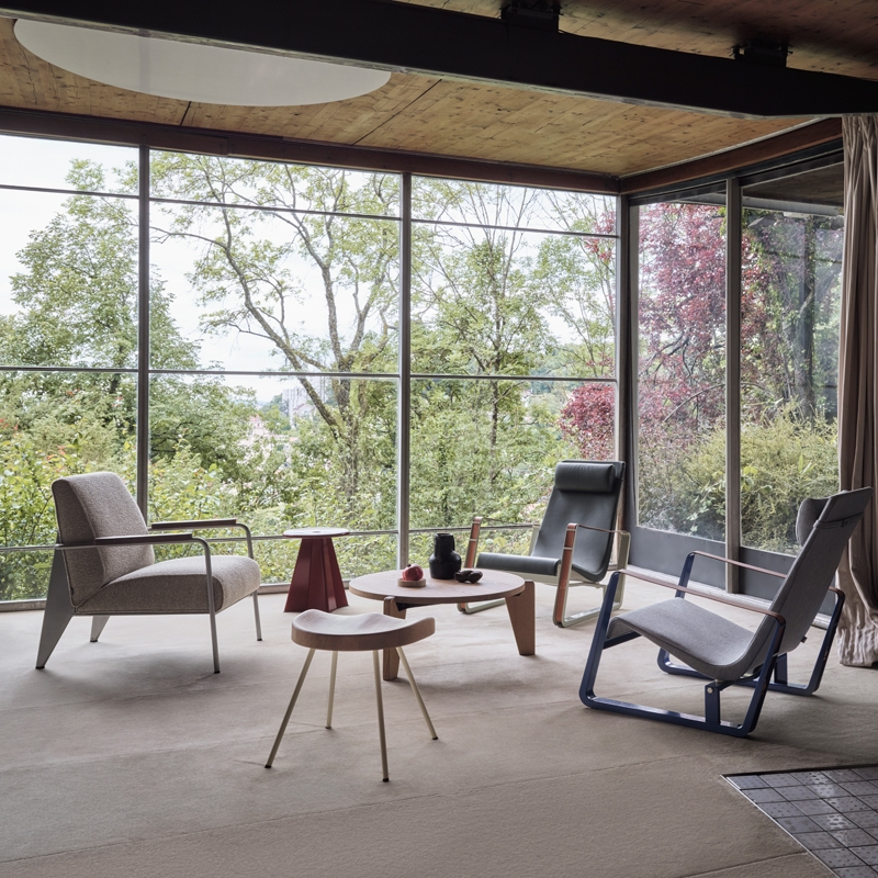 Tabouret TABOURET 307 Chêne naturel VITRA