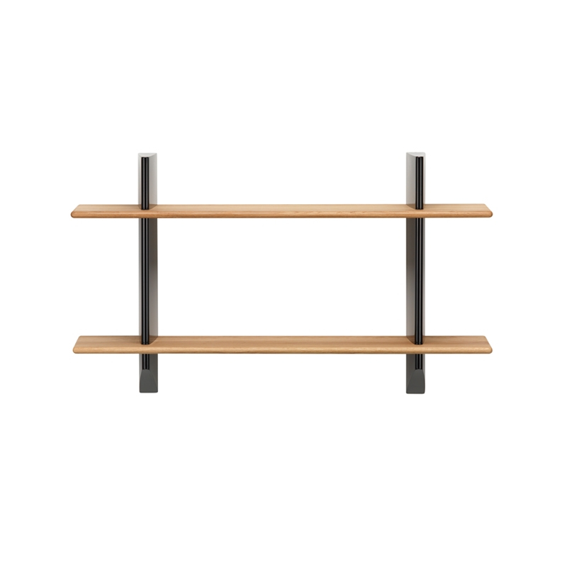 Etagère RAYONNAGE MURAL Chêne naturel/ noir VITRA
