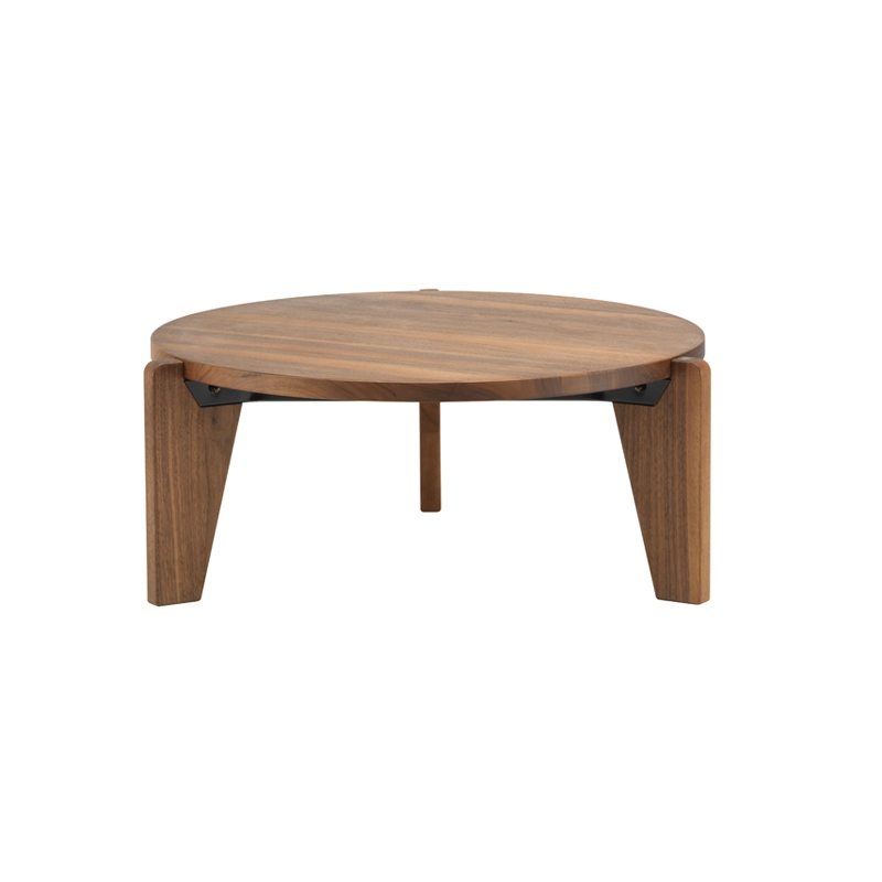 Table basse GUÉRIDON BAS Noyer VITRA