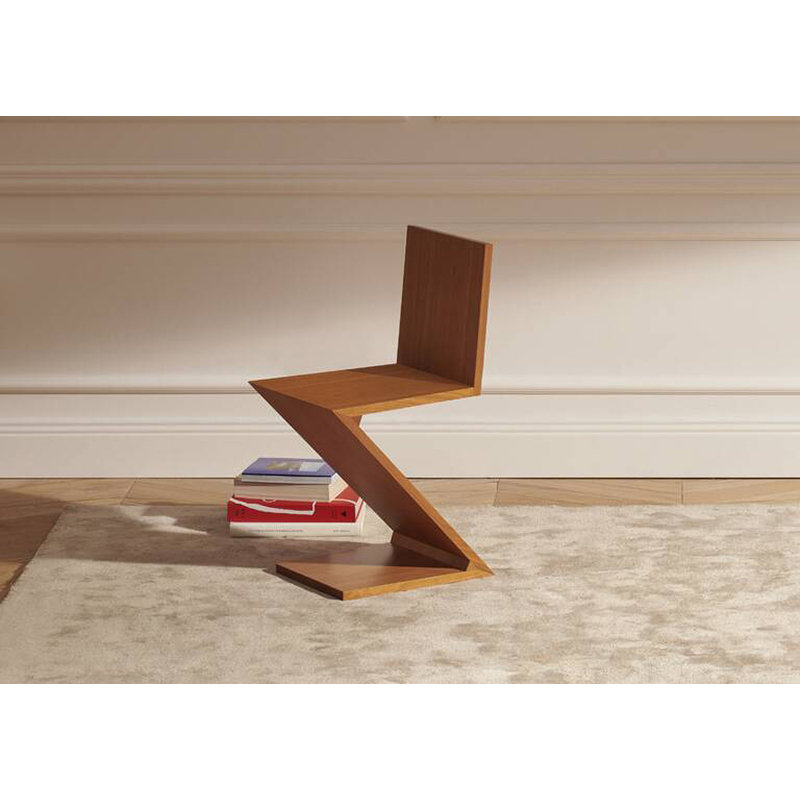 Chaise ZIG ZAG Cerisier naturel CASSINA