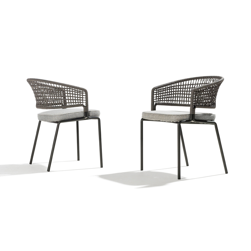 Chaise extérieur Petit fauteuil CTR Lin/ wengé TRIBU