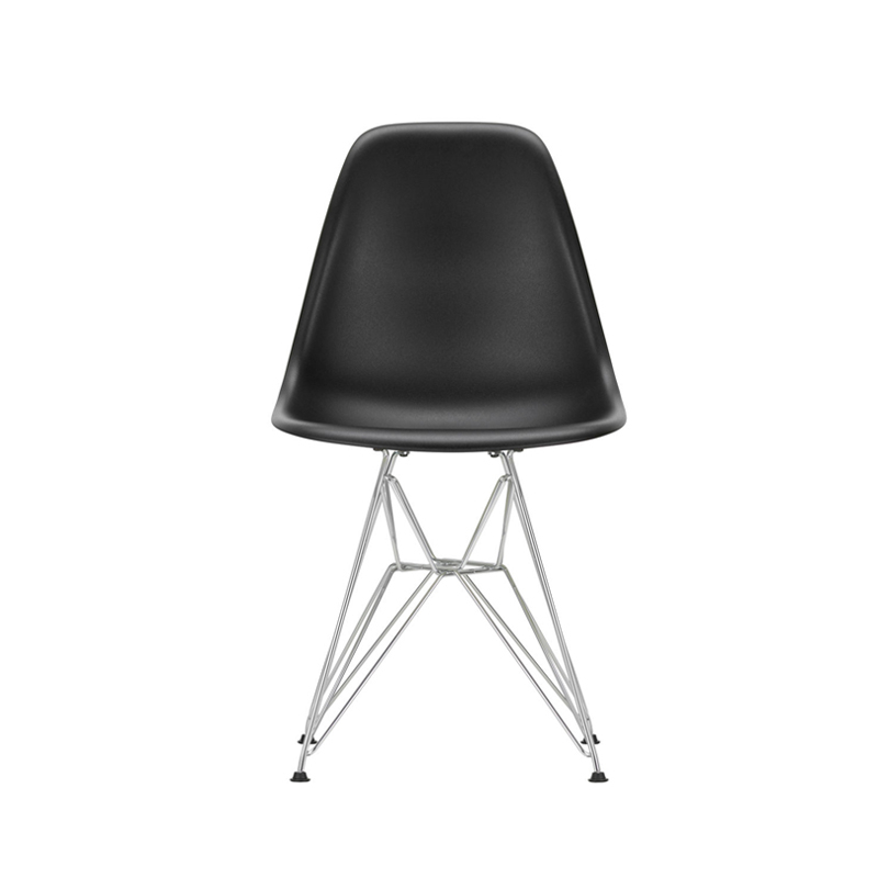 EAMES PLASTIC CHAIR DSR Pieds Tour Eiffel Black RE