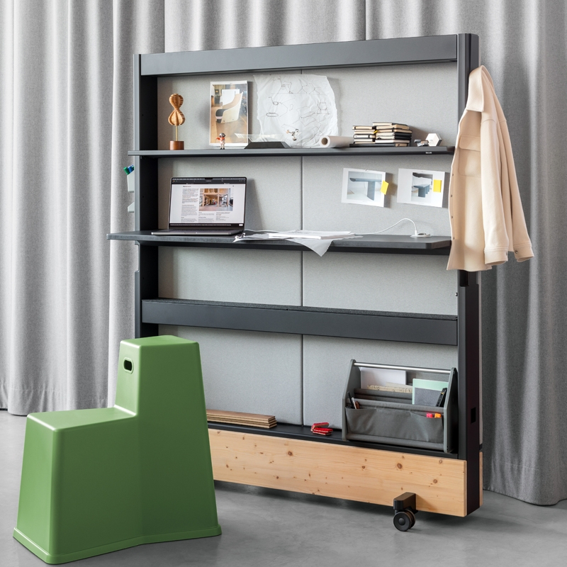 Petit rangement LOCKER BOX Brique RE VITRA