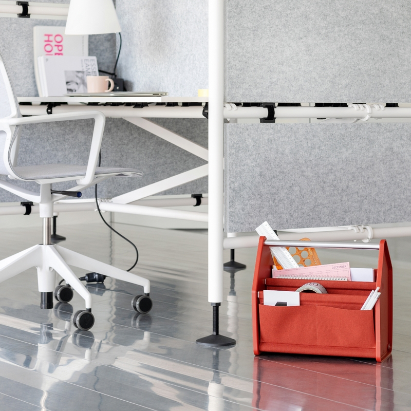Petit rangement LOCKER BOX Small Gris RE VITRA