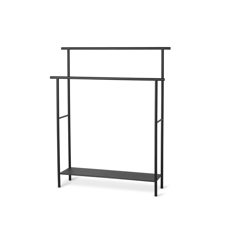 Petit rangement Porte-serviettes DORA Noir FERM LIVING