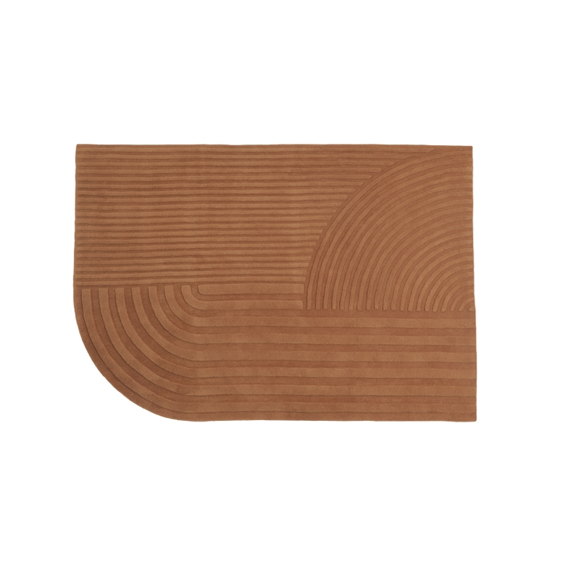 Tapis Tapis RELEVO Orange brulé MUUTO