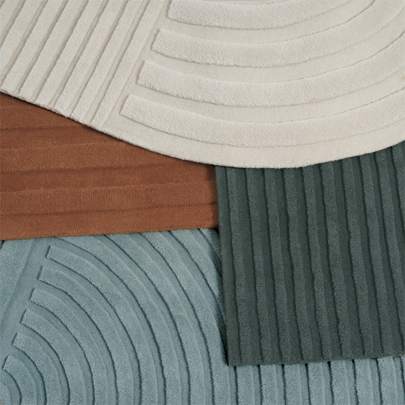 Tapis Tapis RELEVO Vert sauge MUUTO