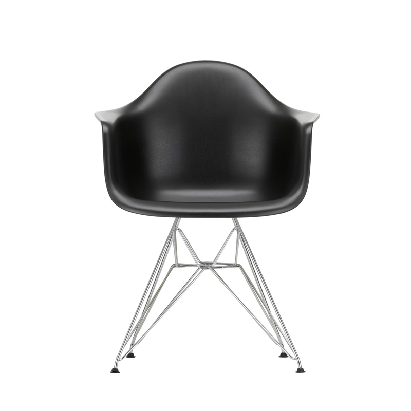 EAMES PLASTIC ARMCHAIR DAR pieds Tour Eiffel Noir RE