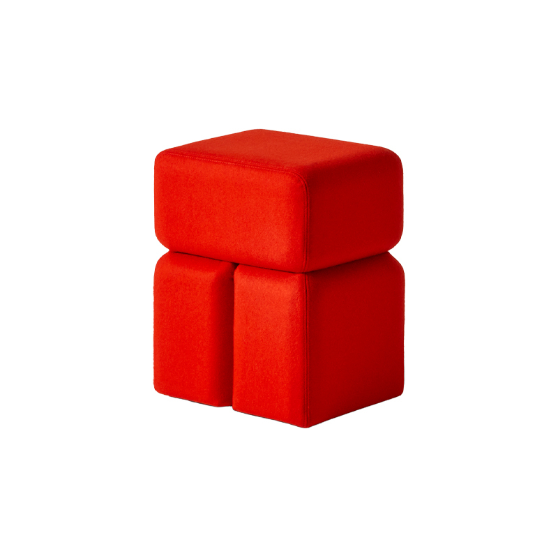 Pouf SOFT CORNERS L 35 Lincoln Pomodoro CASSINA