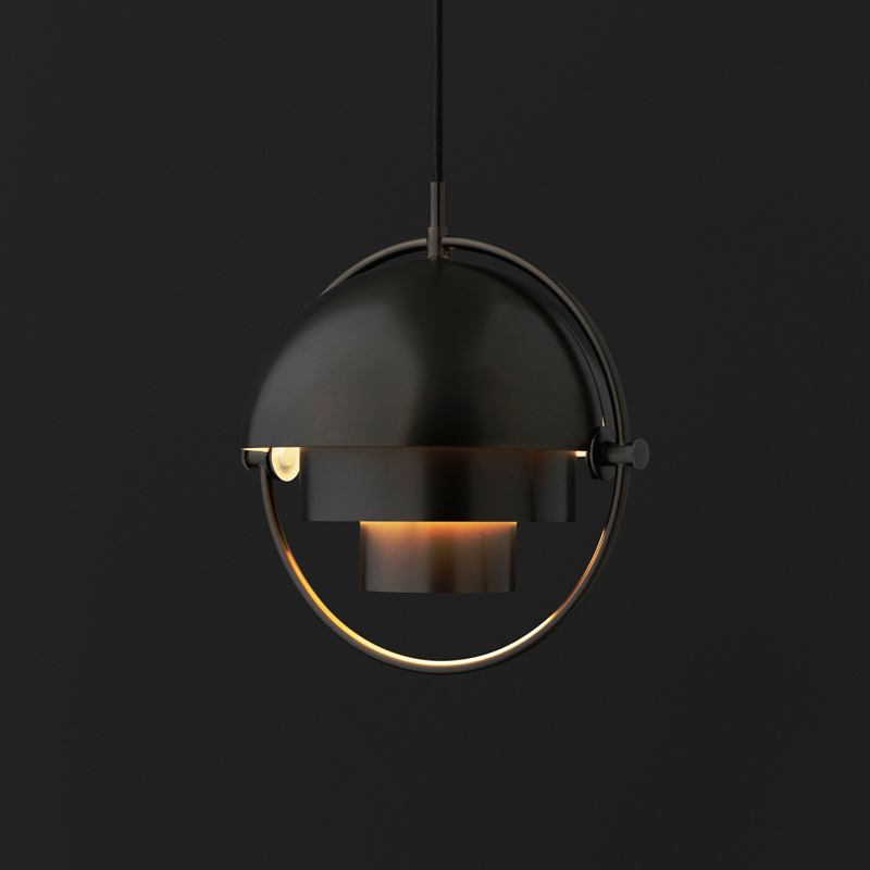 Suspension MULTI-LITE Small Laiton noir GUBI