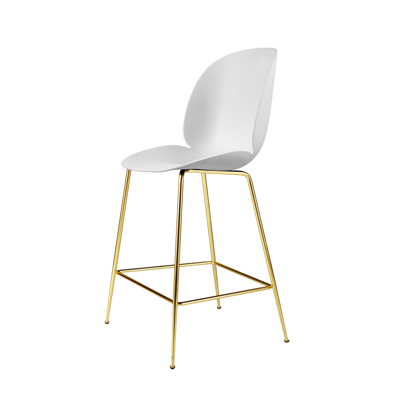 Tabouret haut BEETLE COUNTER H 65 Blanc albâtre GUBI