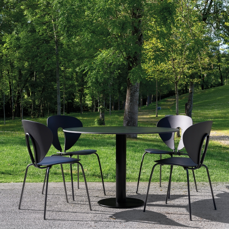Chaise GLOBUS Polypropylène Noir STUA