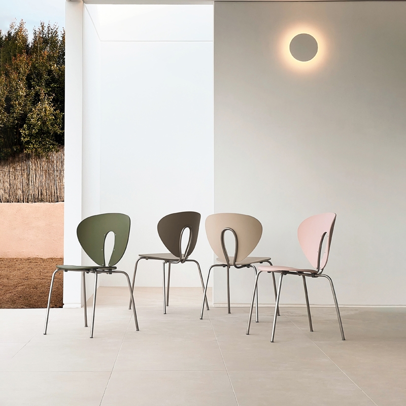 Chaise GLOBUS Polypropylène Noir STUA