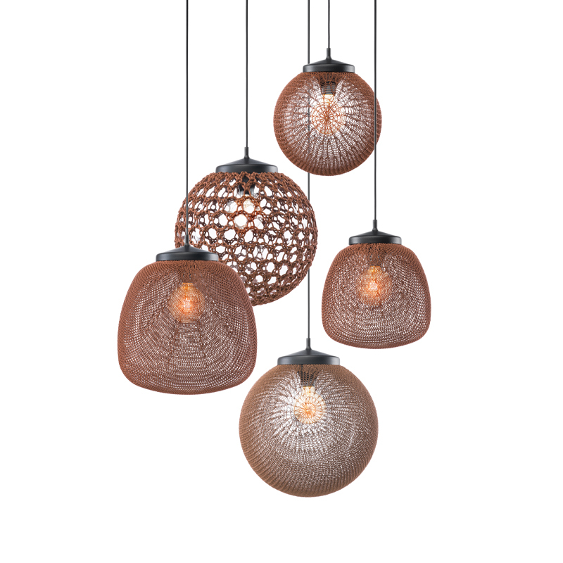 Suspension MADAME CACHET L 60 Brique TRIBU