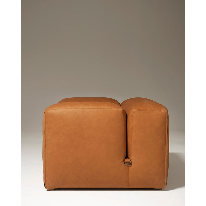 Fauteuil LE MURA Cuir Zahir 10 TACCHINI