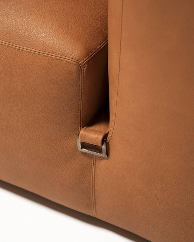 Canapé LE MURA Composition d'angle Cuir Zahir 10 TACCHINI