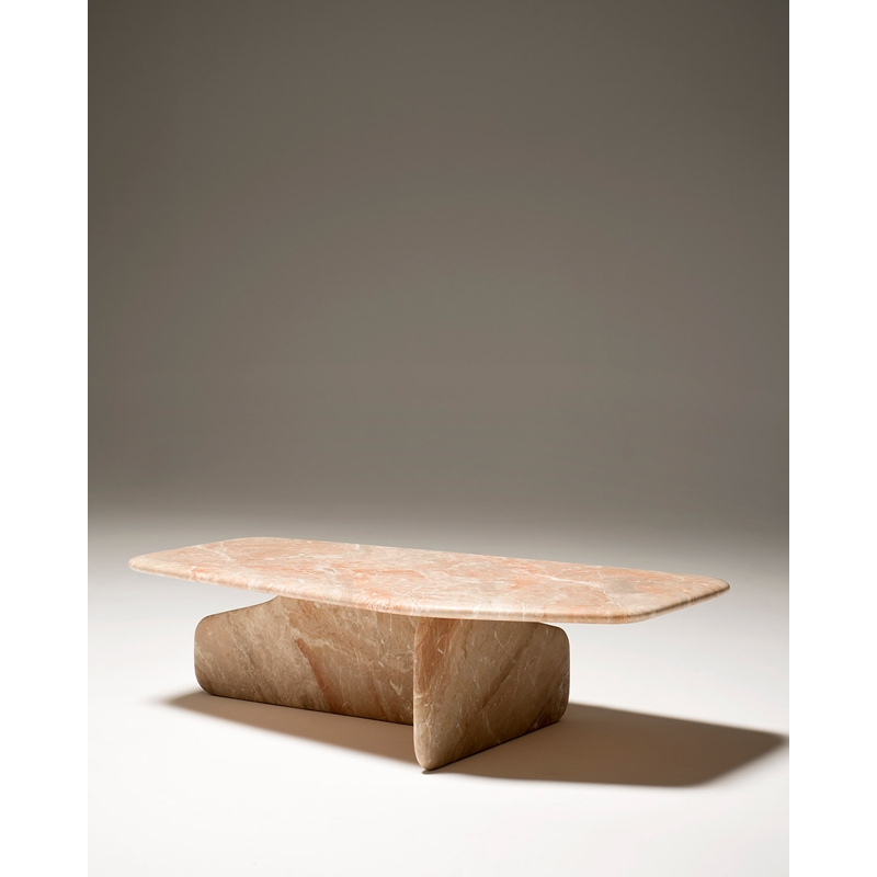 Table basse DOLMEN L131 Breccia mat TACCHINI