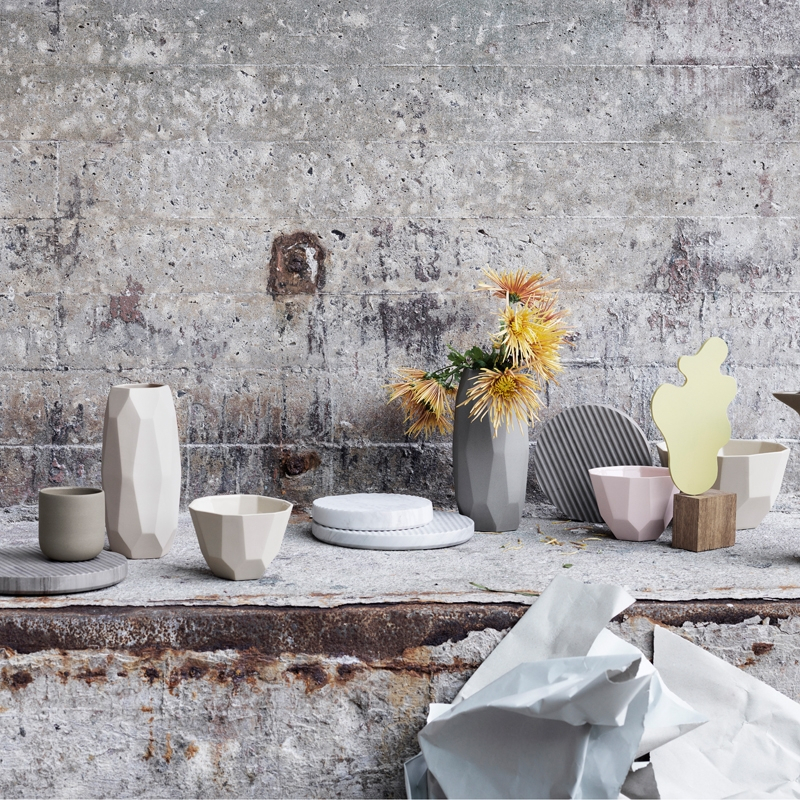 Accessoire de cuisine Dessous de plat rond GROOVE Gris MUUTO