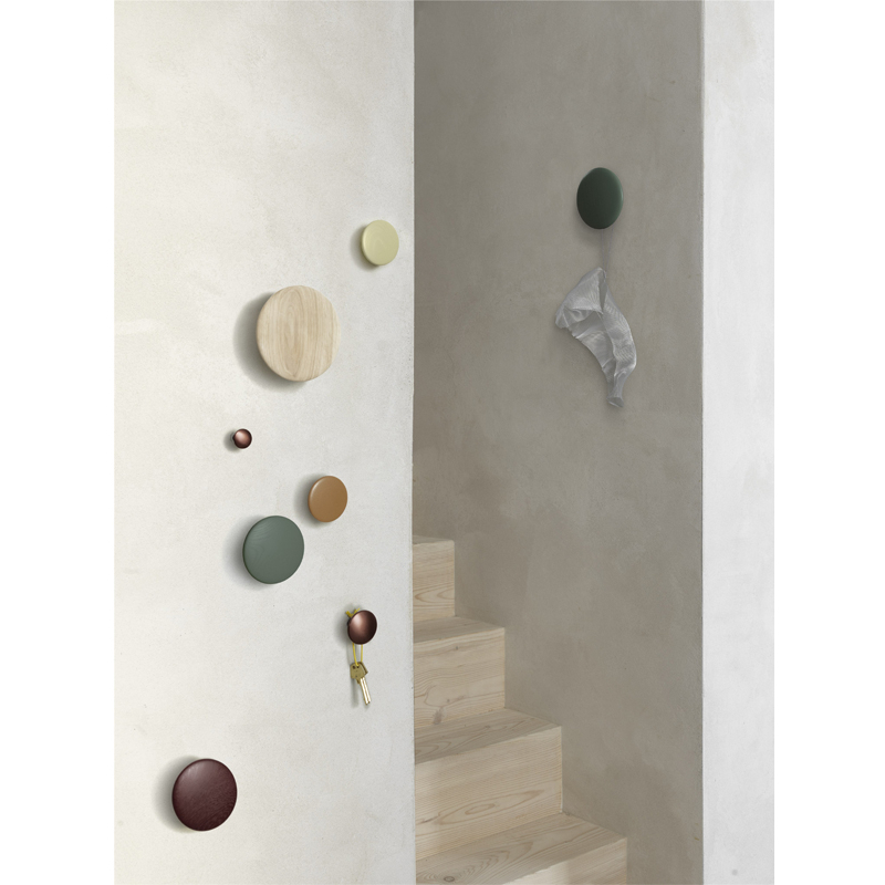 Patère Design Patère DOTS Ø 17 Orange brulé MUUTO