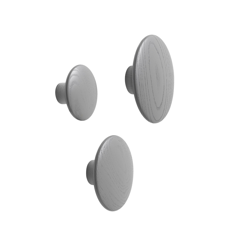 Patère Design Patère DOTS Ø 17 Gris MUUTO