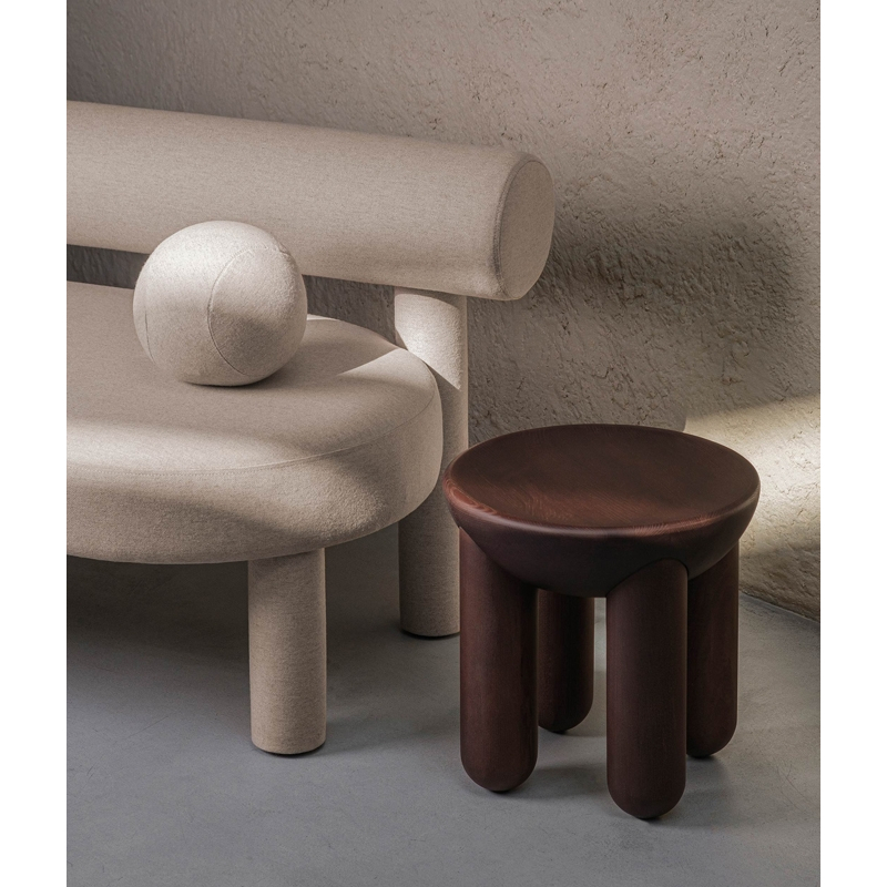 Table basse FREYJA 3 Frêne teinté marron NOOM HOME
