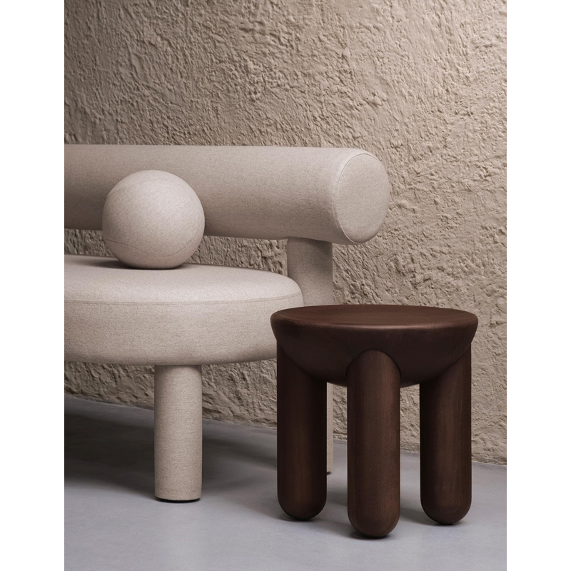 Table basse FREYJA 3 Frêne teinté marron NOOM HOME