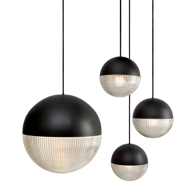 Suspension LITTLE LENS FLAIR Noir mat LEE BROOM
