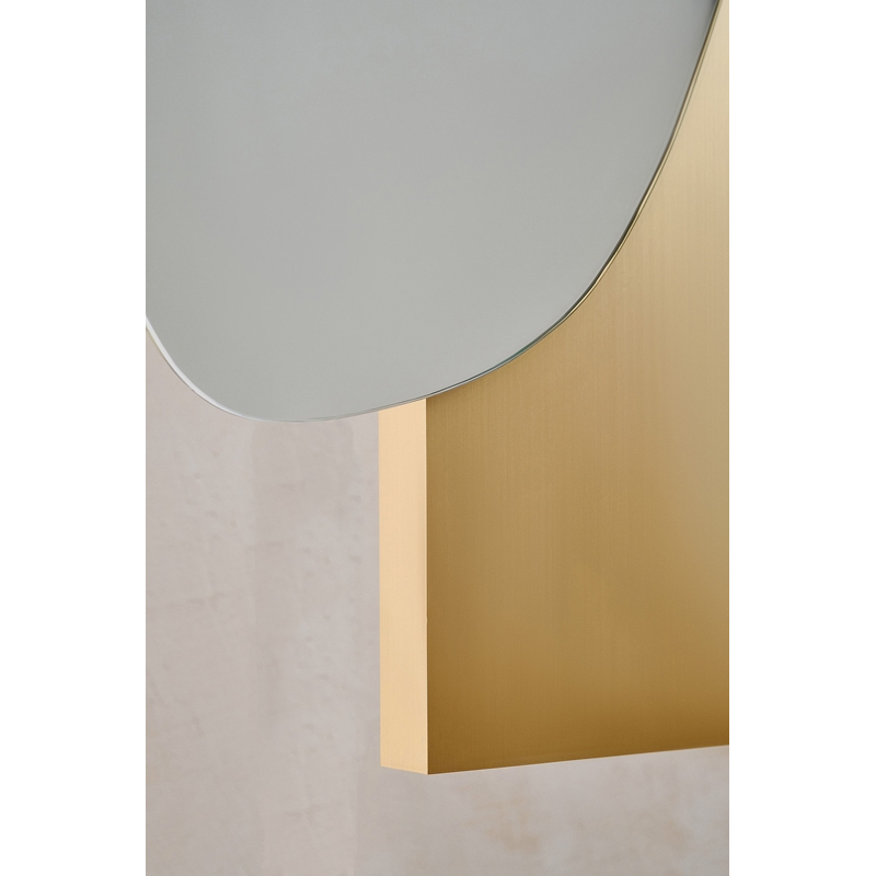 Miroir Miroir LAKE 2 Laiton brossé NOOM HOME