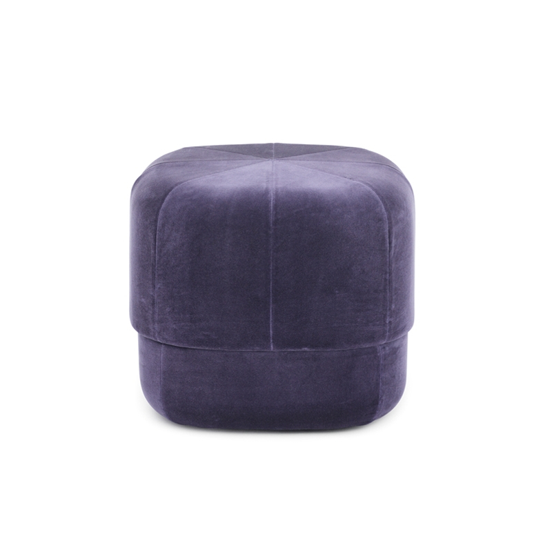 Pouf CIRCUS Small Velours violet Normann Copenhagen