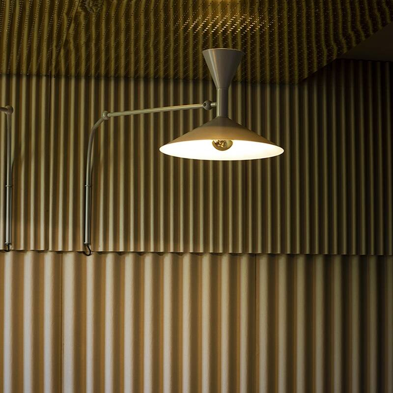 Applique LAMPE DE MARSEILLE Gris mat NEMO LIGHTING