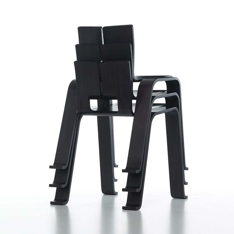 Chaise 517 OMBRA TOKYO Noir CASSINA
