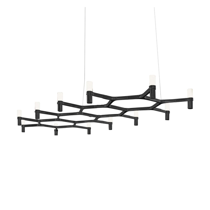 Suspension CROWN PLANA MAJOR Noir NEMO LIGHTING