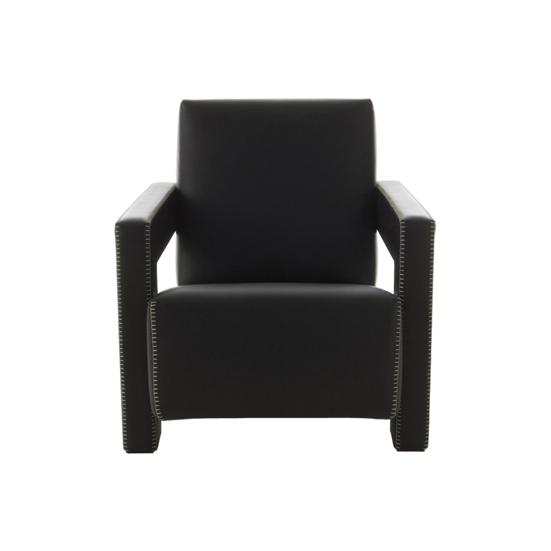 Fauteuil 637 UTRECHT cuir Noir CASSINA