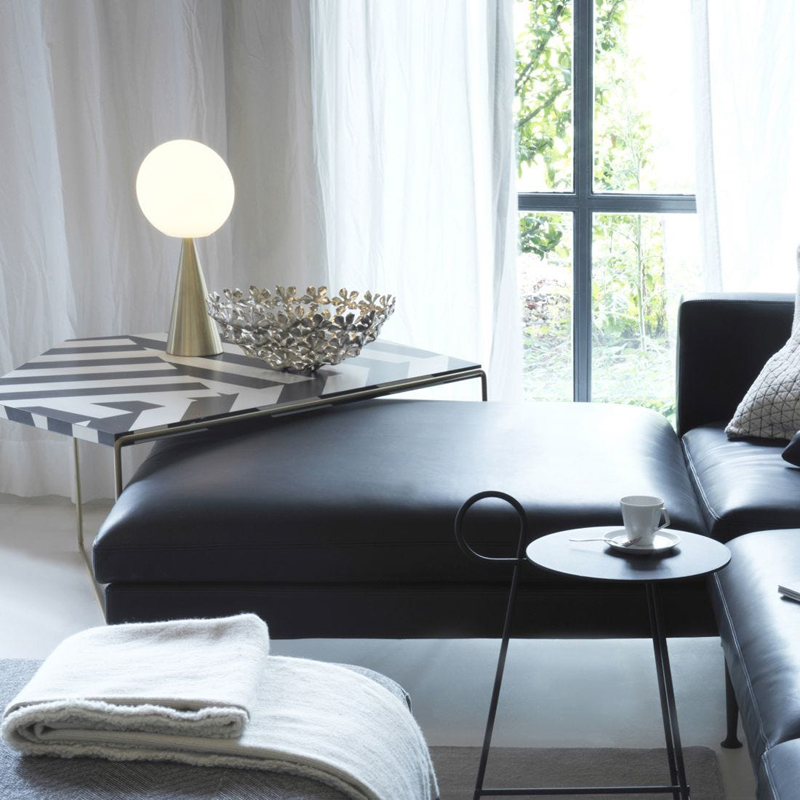 Lampe à poser BILIA Noir brillant FONTANA ARTE