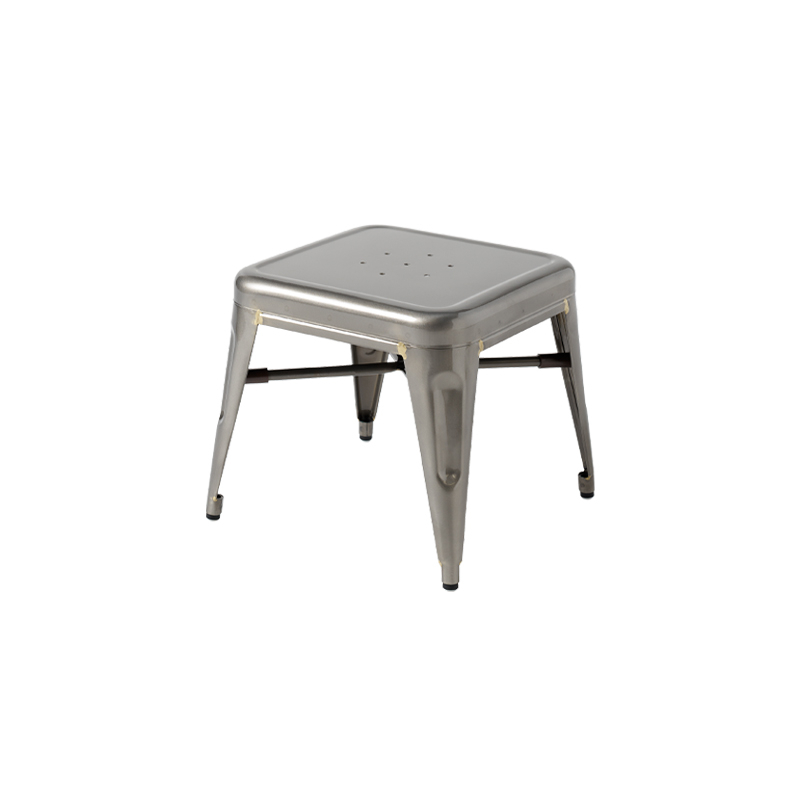 Siège enfant Tabouret enfant MOUETTE Brut verni TOLIX