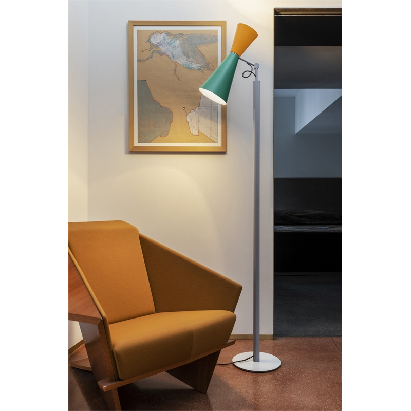 Lampadaire PARLIAMENT Vert/jaune NEMO LIGHTING