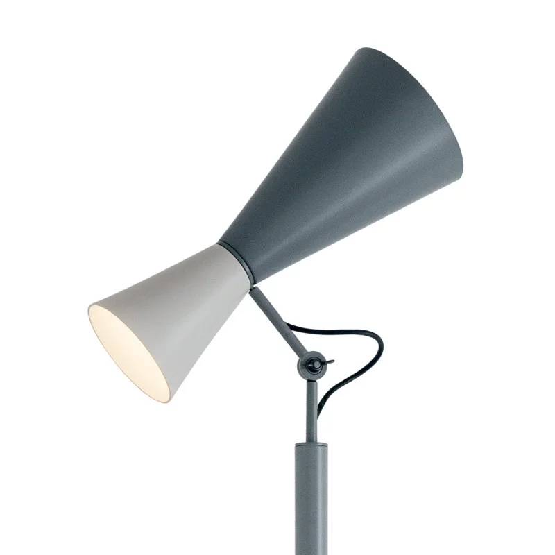 Lampadaire PARLIAMENT Blanc/gris NEMO LIGHTING