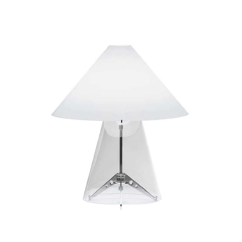 Lampe à poser METAFORA Transparent/ blanc FONTANA ARTE