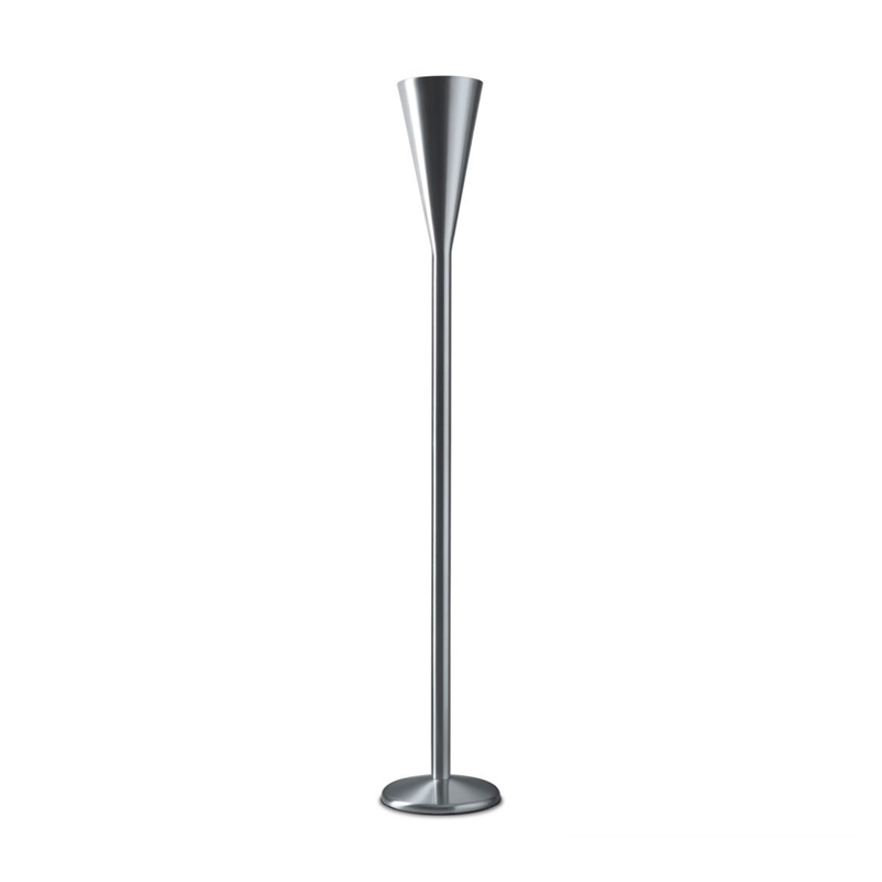 Lampadaire LUMINATOR Nickel satiné brossé FONTANA ARTE