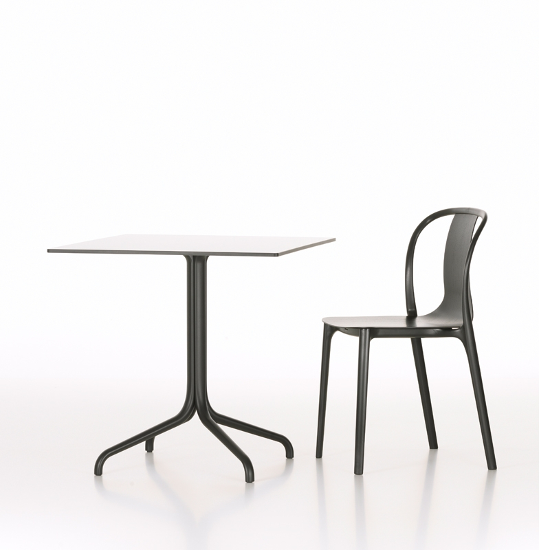 Table extérieur BELLEVILLE OUTDOOR 75x75 Blanc VITRA