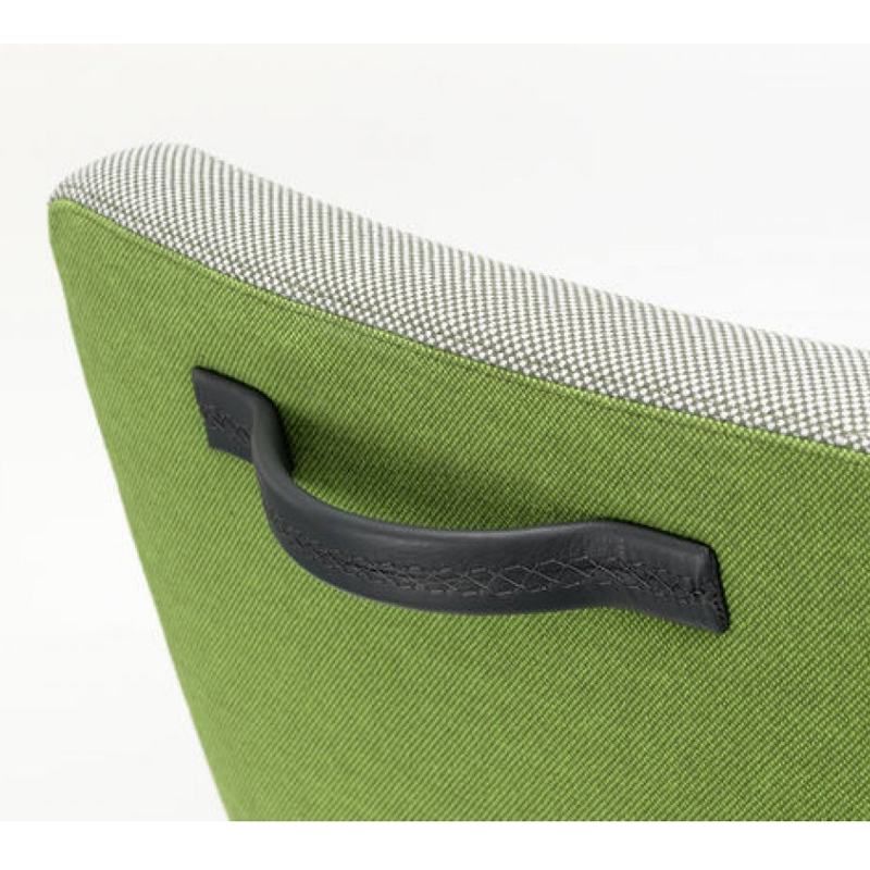 Fauteuil EAST RIVER Vert  Pieds foncés VITRA