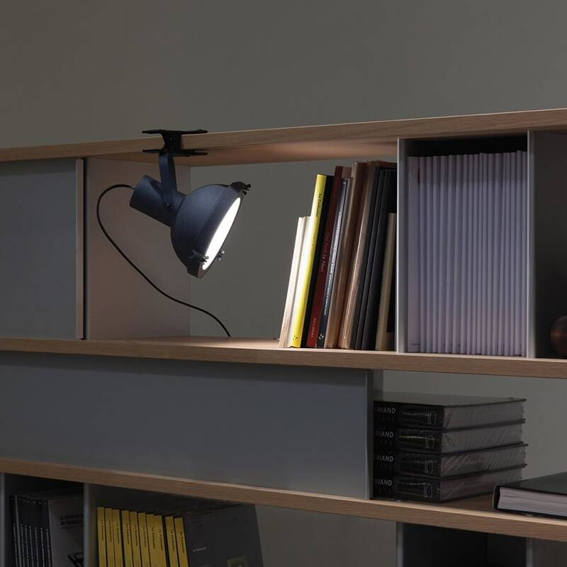 Applique PROJECTEUR 165 CLIP Bleu nuit NEMO LIGHTING