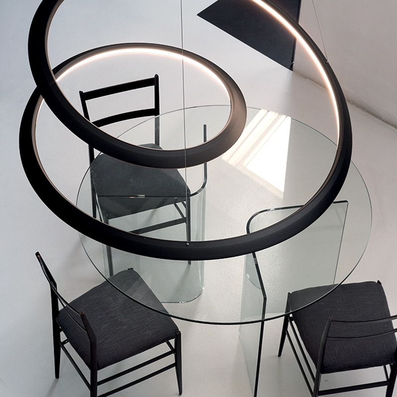 Suspension KEPLER Downlight Noir NEMO LIGHTING