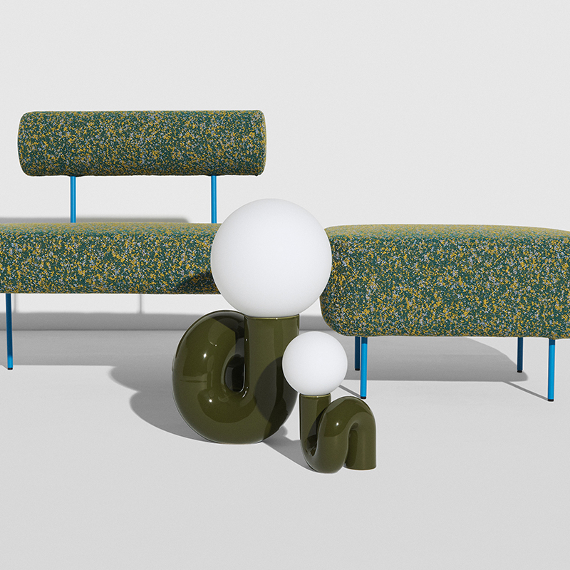 Lampe à poser NEOTENIC H26 Vert PETITE FRITURE