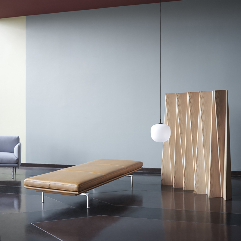 Canapé OUTLINE DAYBED Cognac MUUTO