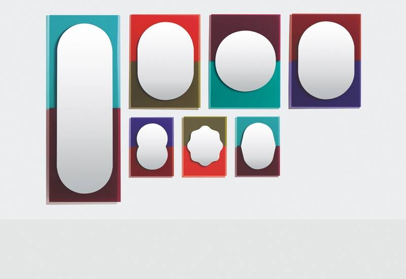 Miroir Miroir WANDER 40x55 Emeraude/ griotte PETITE FRITURE